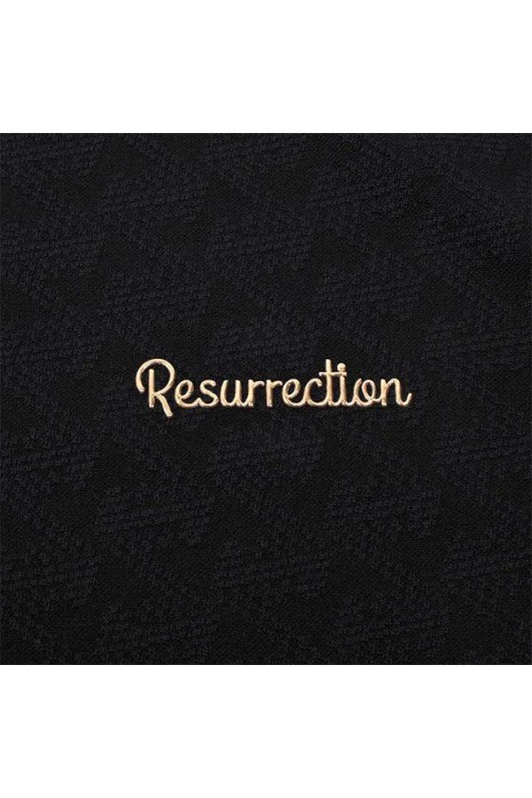 画像5: レザレクション｜Resurrection メンズ GMジャガードハーフジップシャツ{-BFS} (5)