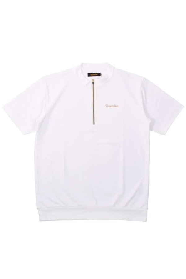 画像1: レザレクション｜Resurrection メンズ GMジャガードハーフジップシャツ{-BFS} (1)