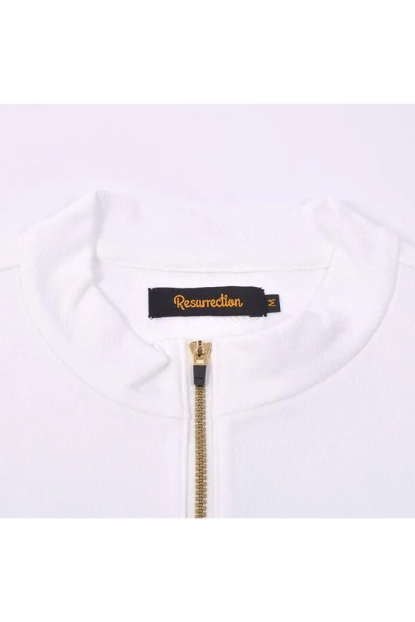 画像3: レザレクション｜Resurrection メンズ GMジャガードハーフジップシャツ{-BFS} (3)
