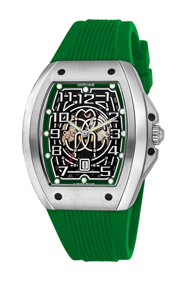 画像1: Roberto Cavalli by FRANCK MULLER ロベルト・カヴァリ バイ フランク・ミュラー RV1G205P1021{RCF1174-BDS}{E-} (1)