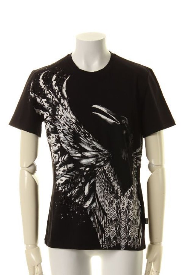 画像1: Just Cavalli ジャストカヴァリ Winged T-Shirt{-AGA} (1)