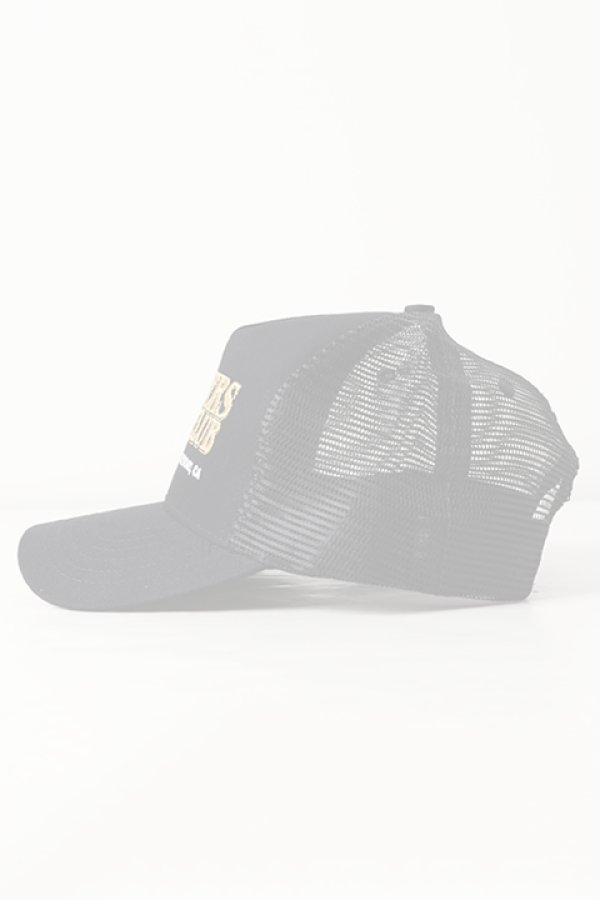 画像2:  {SOLD} AMIRI アミリ Players Club Trucker Hat {-BJS}  :S0A39152CO-BLK-OS  (2)