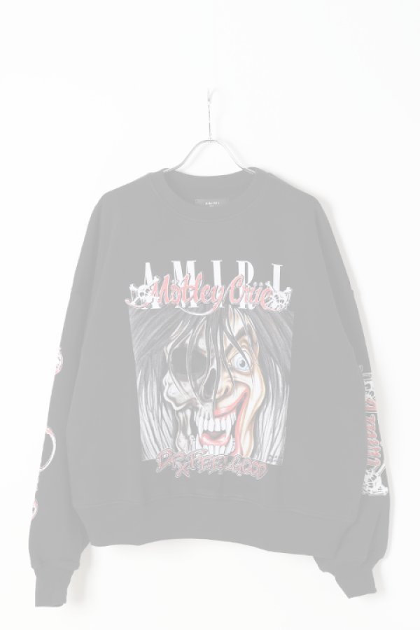 画像1:  {SOLD} AMIRI アミリ Motley Crue Dr Feelgood Crew {-BJS}  :S0M02123TE-BLK  (1)