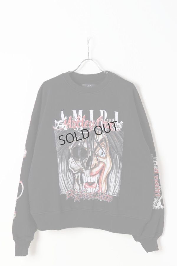 画像1: AMIRI アミリ Motley Crue Dr Feelgood Crew{-BJS} (1)