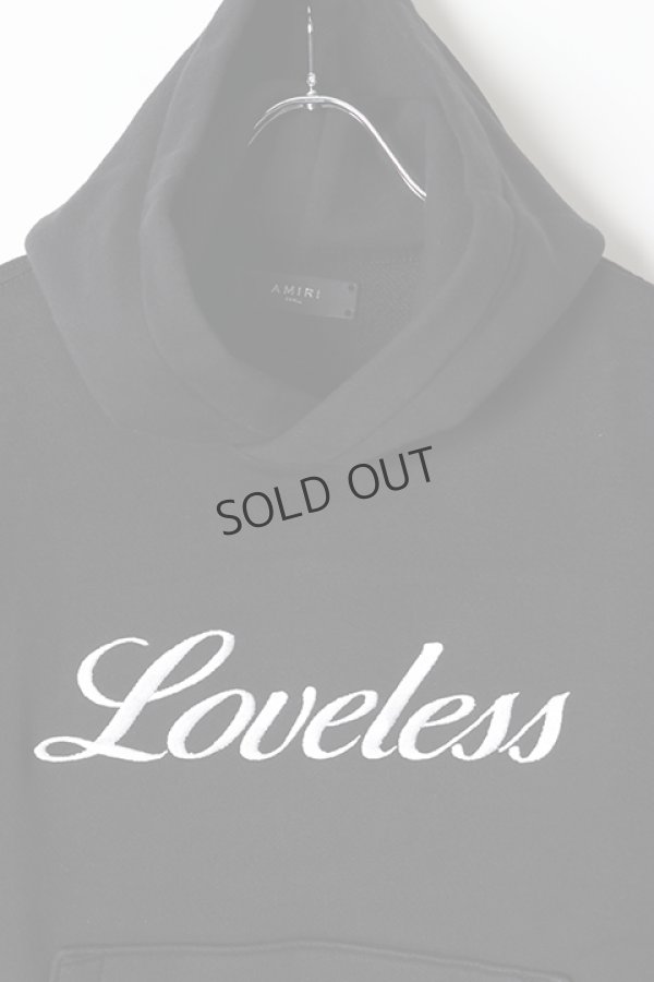 画像4: {SOLD}AMIRI アミリ Loveless Embroidered Hoodie{-BJS} (4)