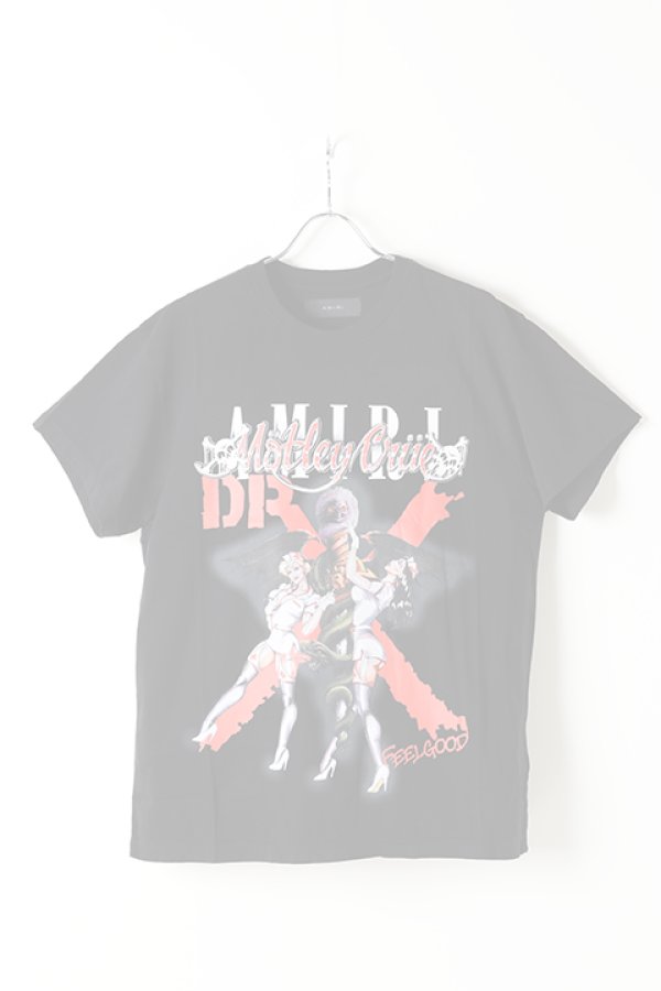 画像1:  {SOLD} AMIRI アミリ Motley Crue Dr Feelgood Tee {-BJS}  :S0M03148CJ-BLK  (1)