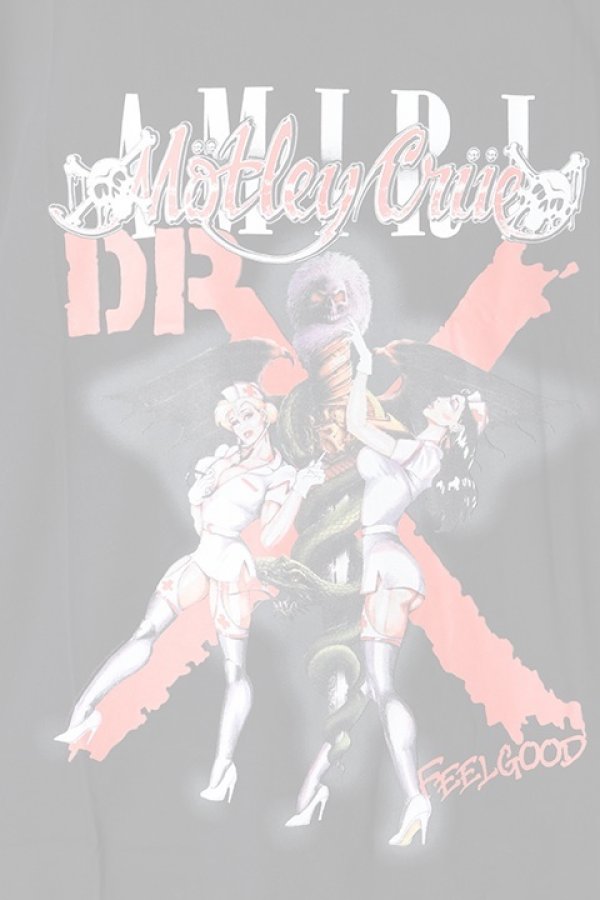 画像3:  {SOLD} AMIRI アミリ Motley Crue Dr Feelgood Tee {-BJS}  :S0M03148CJ-BLK  (3)