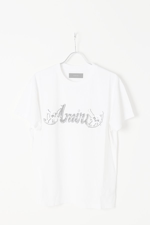 画像1:   AMIRI アミリ Motley Crue AMIRI Tee {-BJS}  :S0M03157CJ-WHT  (1)