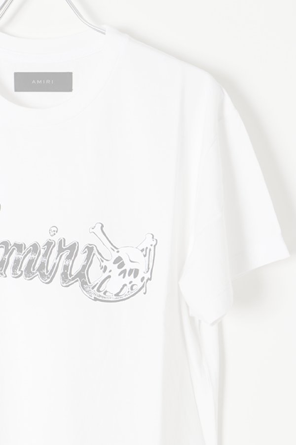 画像2:   AMIRI アミリ Motley Crue AMIRI Tee {-BJS}  :S0M03157CJ-WHT  (2)