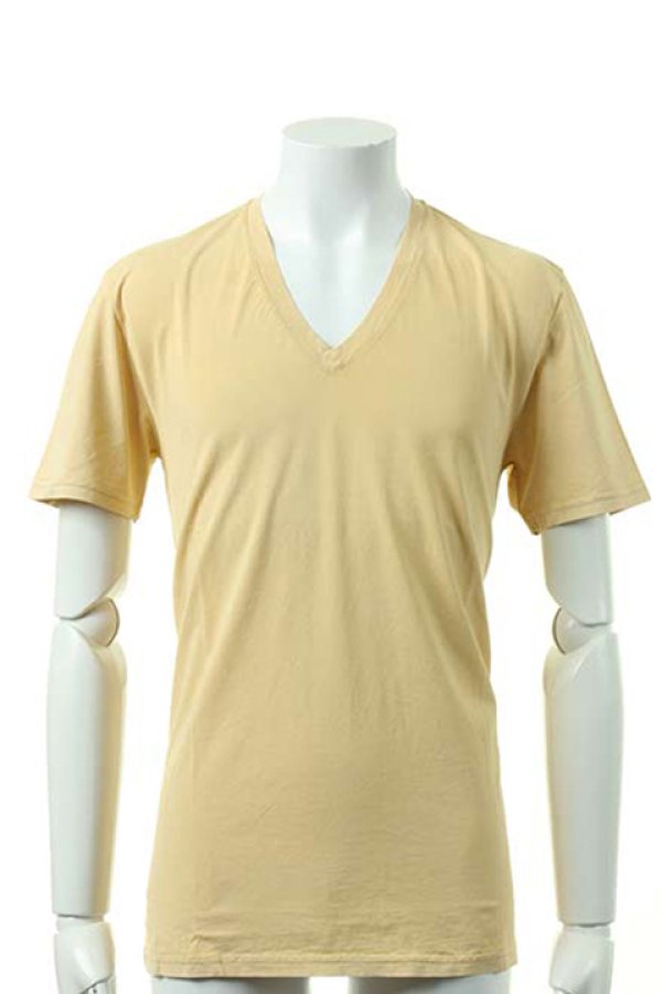 画像1: superfine スーパーファイン V NECK T{S3SM118-0-1B-059-ACS} (1)