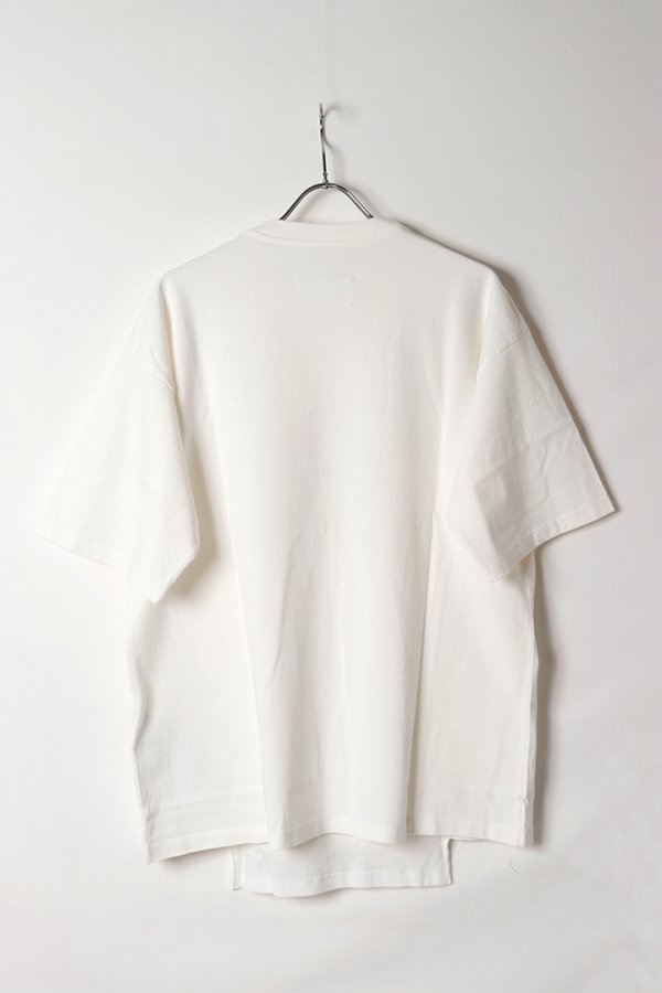 画像5: Maison Margiela メゾンマルジェラ ダブル レイヤード Tシャツ{S50GC0734M20222-101-BFA} (5)