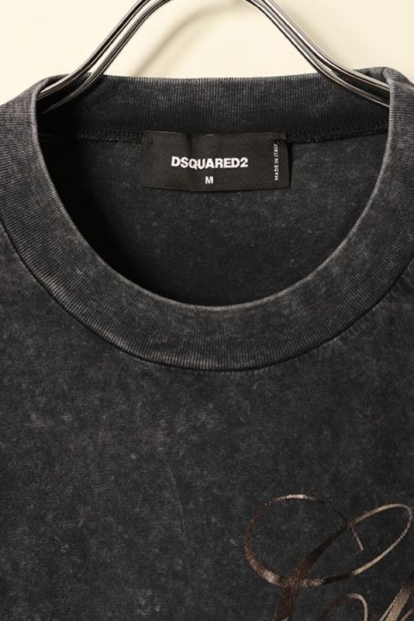 画像2: 【 30%OFF セール87,500円→61,250円】 DSQUARED2 ディースクエアード Chic Fucker charcoal T-shirt{S71GD1293S21600-814-BCA} (2)