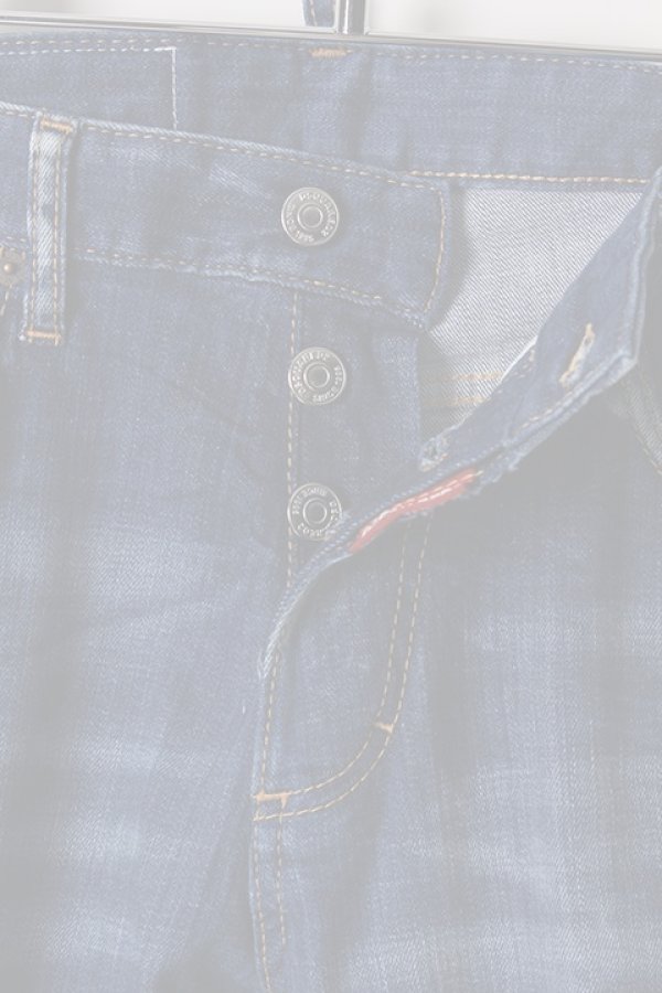 画像5:   DSQUARED2 ディースクエアード Faded Patches Slim Jeans{-AIS} (5)