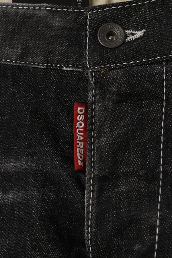 画像3: 【 30%OFF セール107,800円→75,460円】 DSQUARED2 ディースクエアード Black Clean Wash Skater Jeans{S71LB1088S30357900/S78LB0069S30839470-BBA} (3)