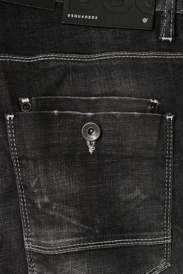 画像6: 【 30%OFF セール107,800円→75,460円】 DSQUARED2 ディースクエアード Black Clean Wash Skater Jeans{S71LB1088S30357900/S78LB0069S30839470-BBA} (6)