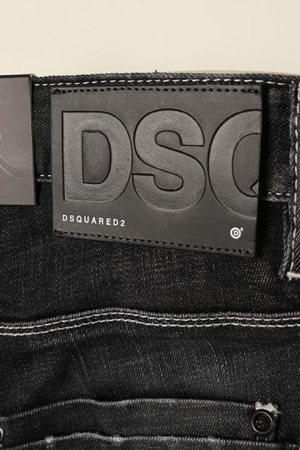 画像7: 【 30%OFF セール107,800円→75,460円】 DSQUARED2 ディースクエアード Black Clean Wash Skater Jeans{S71LB1088S30357900/S78LB0069S30839470-BBA} (7)