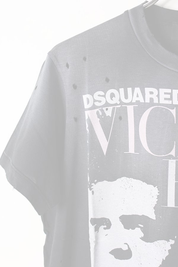 画像3:   DSQUARED2 ディースクエアード Vicious Bros T-Shirt{-AIS} (3)