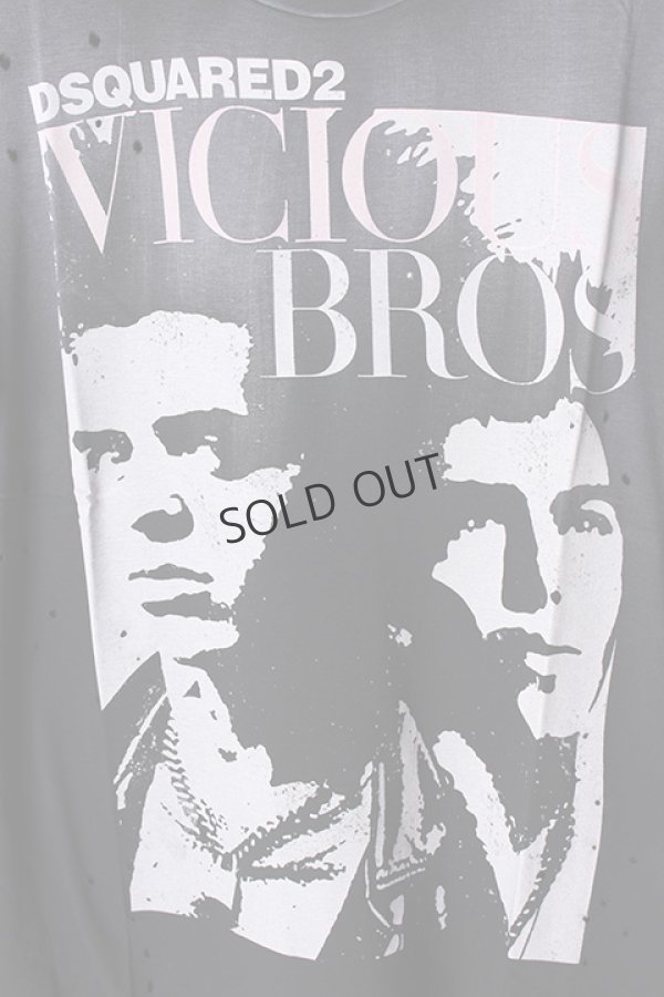 画像4: {SOLD}DSQUARED2 ディースクエアード Vicious Bros T-Shirt{-AIS} (4)
