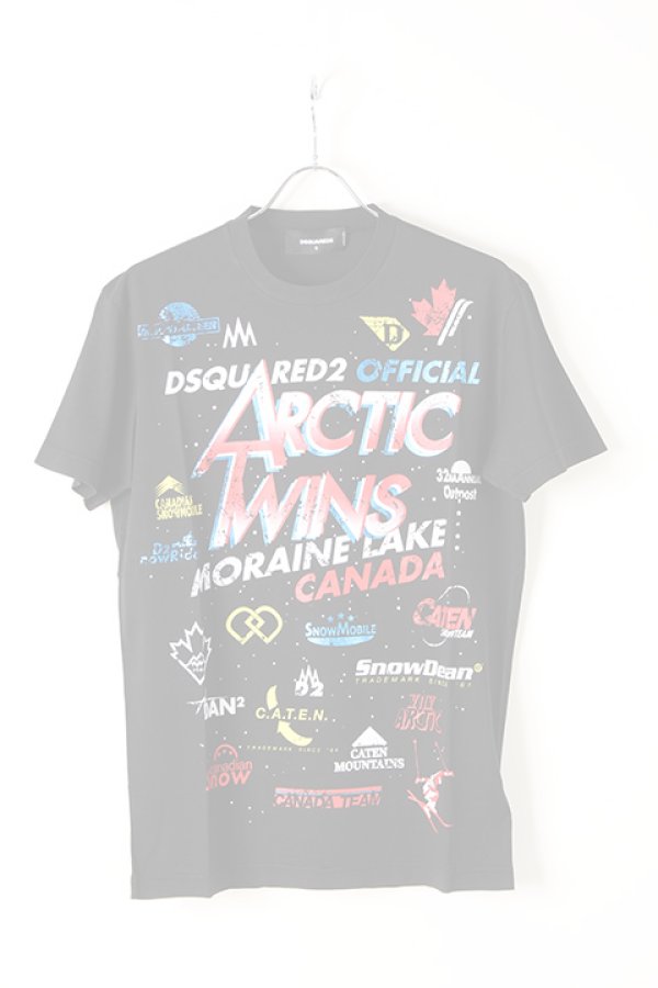 画像1:   DSQUARED2 ディースクエアード Dsquared2 Arctic Twins T-Shirt{-AIA} (1)