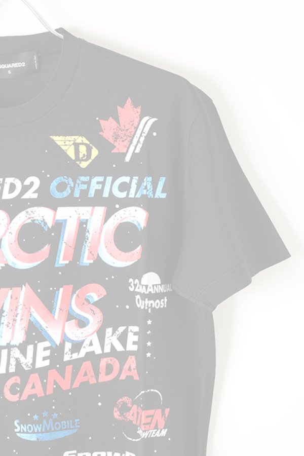 画像4:   DSQUARED2 ディースクエアード Dsquared2 Arctic Twins T-Shirt{-AIA} (4)
