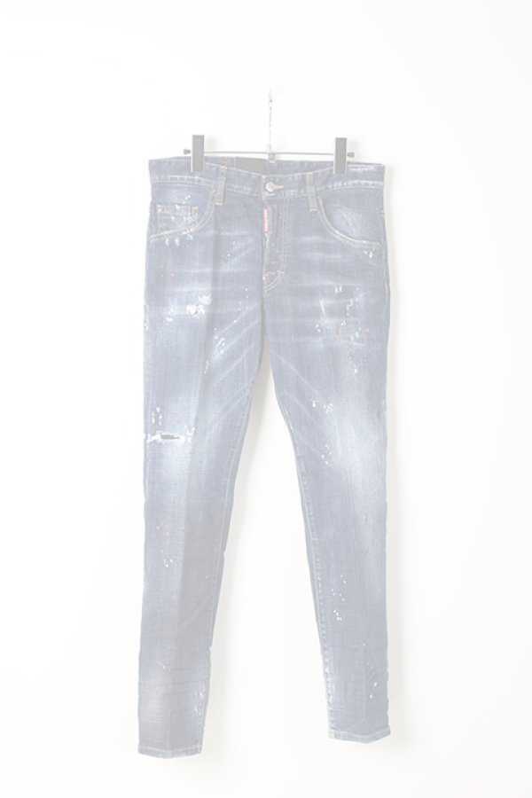 画像1:   DSQUARED2 ディースクエアード Skater Jeans{-AIA} (1)
