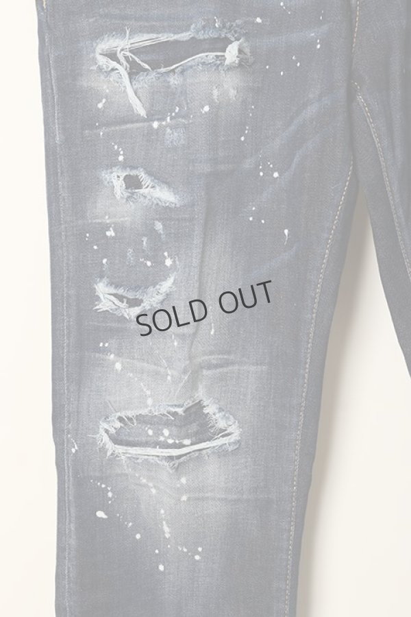 画像5: {SOLD}DSQUARED2 ディースクエアード Dark Ripped Bleach Wash Cool Guy Jeans{S74LB1193S30789470-BBA} (5)