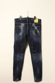 画像7: DSQUARED2 ディースクエアード Dark Ripped Bleach Wash Cool Guy Jeans{S74LB1193S30789470-BBA} (7)