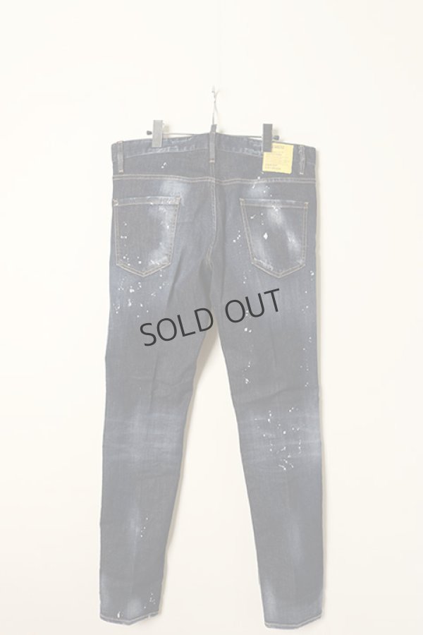 画像7: {SOLD}DSQUARED2 ディースクエアード Dark Ripped Bleach Wash Cool Guy Jeans{S74LB1193S30789470-BBA} (7)