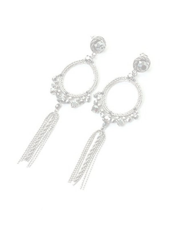 画像1:  {SOLD} SATELLITE サテリット サークルチェーンピアス{-ACS} (1)