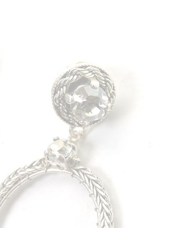 画像4:  {SOLD} SATELLITE サテリット サークルチェーンピアス{-ACS} (4)