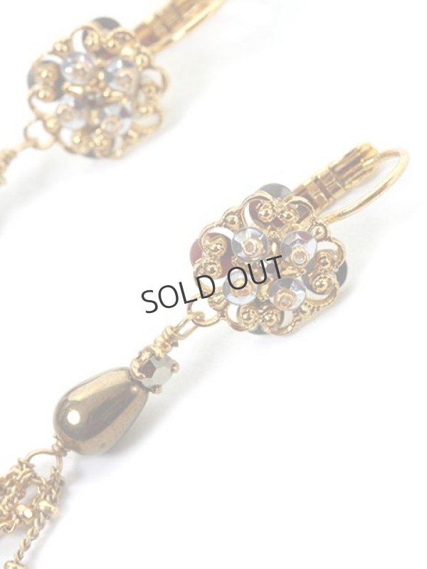 画像4: {SOLD}SATELLITE サテリット ティアドロップストーンピアス{-ACS} (4)