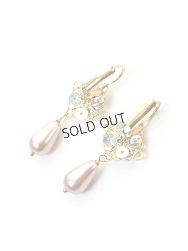 画像2: {SOLD}SATELLITE サテリット ティアドロップゴールドピアス{-ACS} (2)