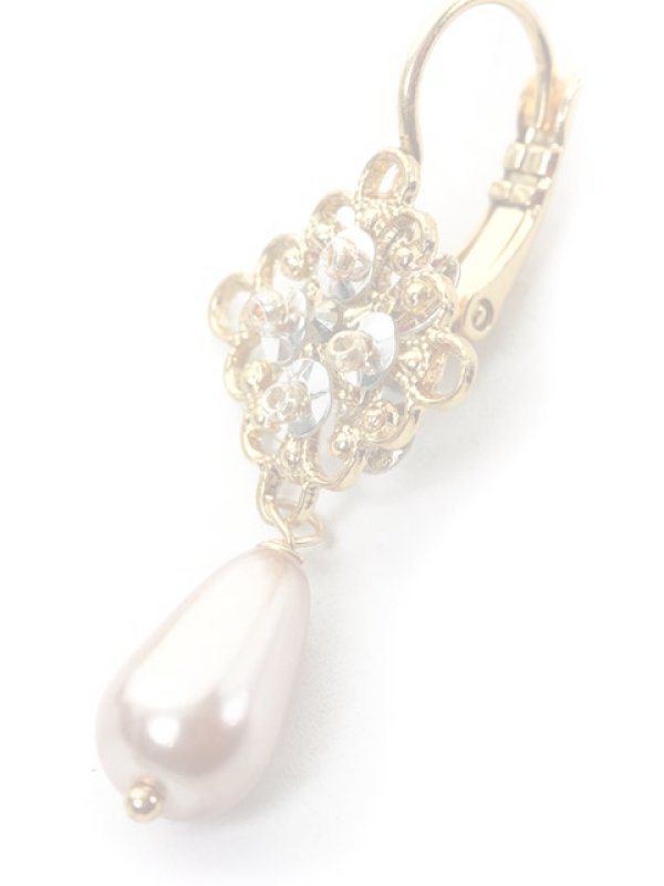 画像5:  {SOLD} SATELLITE サテリット ティアドロップゴールドピアス{-ACS} (5)