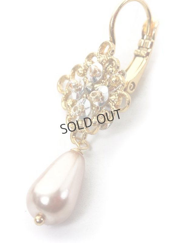 画像5: {SOLD}SATELLITE サテリット ティアドロップゴールドピアス{-ACS} (5)