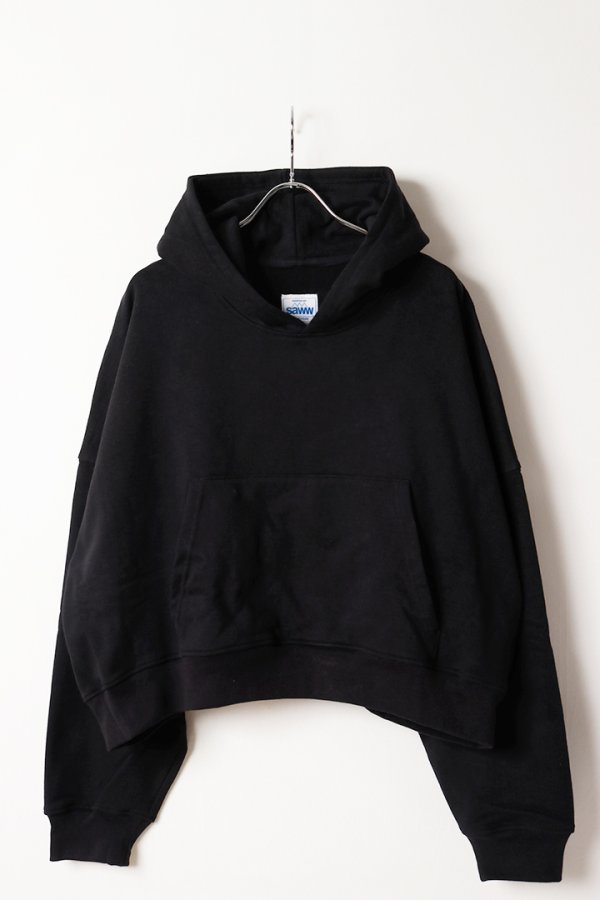 画像1: SAWW CROPPED PULLOVER HOODIE{-BFA} (1)