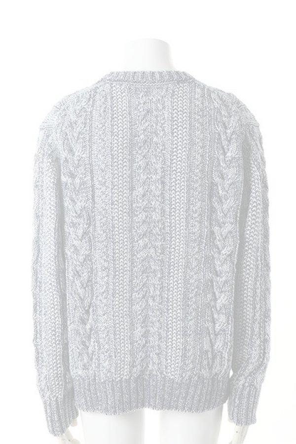 画像5:   SandBlaster サンドブラスター Crew neck cable pullover INDIGOISM{SBID-029CW01-DN52-AGA} (5)