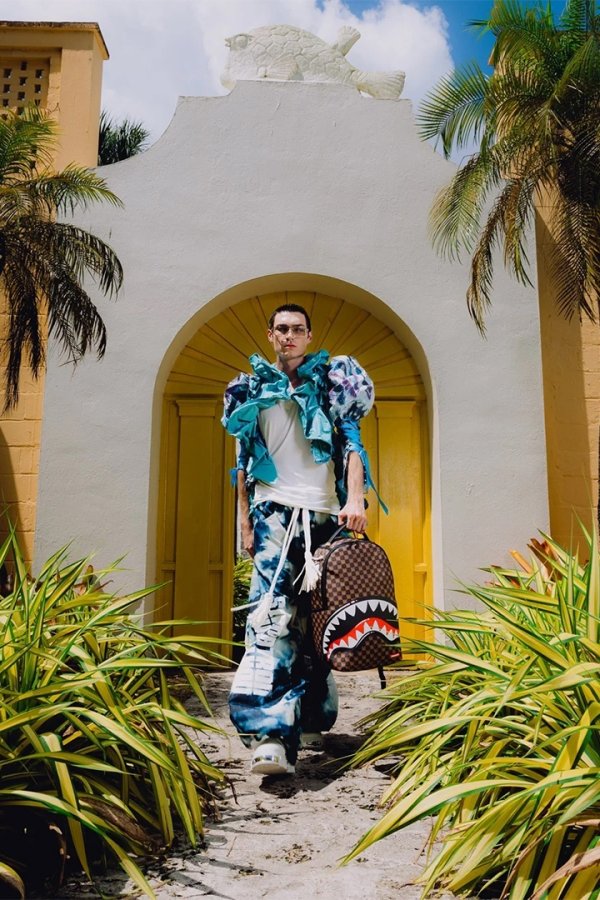 画像10: SPRAYGROUND スプレーグラウンド SHARKS IN PARIS GRIN & GRIND BACKPACK{-BFA} (10)