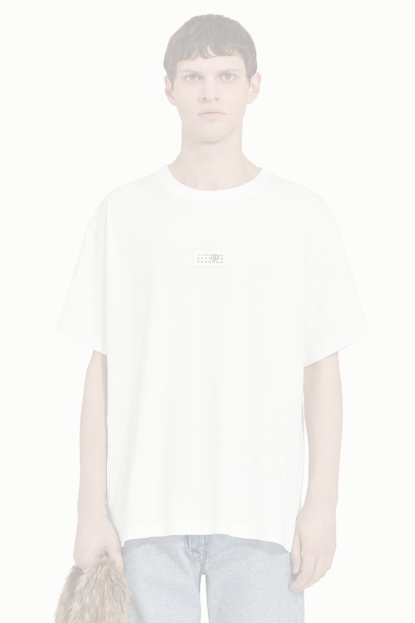 画像1:  {SOLD} MM6 Maison Margiela エムエムシックス メゾンマルジェラ ニューメリック コットン Tシャツ{SH0GC0032M20170-101-BFS} (1)
