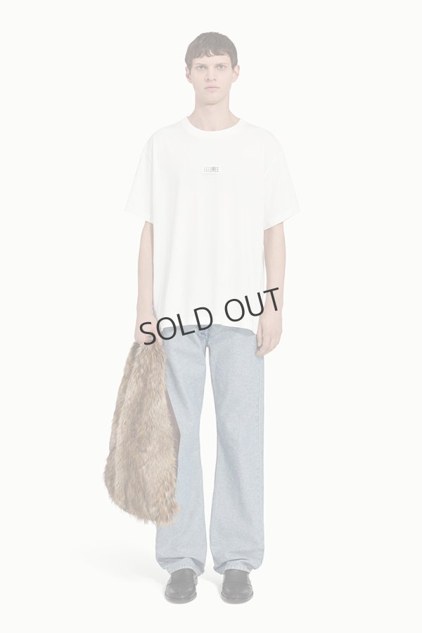 画像2: {SOLD}MM6 Maison Margiela エムエムシックス メゾンマルジェラ ニューメリック コットン Tシャツ{SH0GC0032M20170-101-BFS} (2)