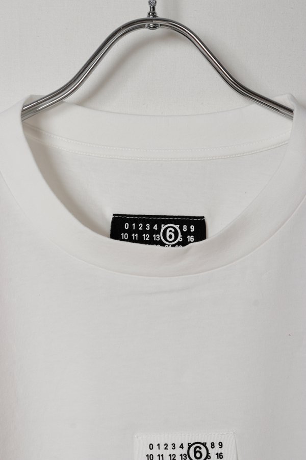 画像7: MM6 Maison Margiela エムエムシックス ニューメリック コットン Tシャツ{SH0GC0032M20170-101-BFS} (7)
