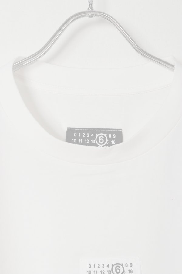 画像7:  {SOLD} MM6 Maison Margiela エムエムシックス メゾンマルジェラ ニューメリック コットン Tシャツ{SH0GC0032M20170-101-BFS} (7)