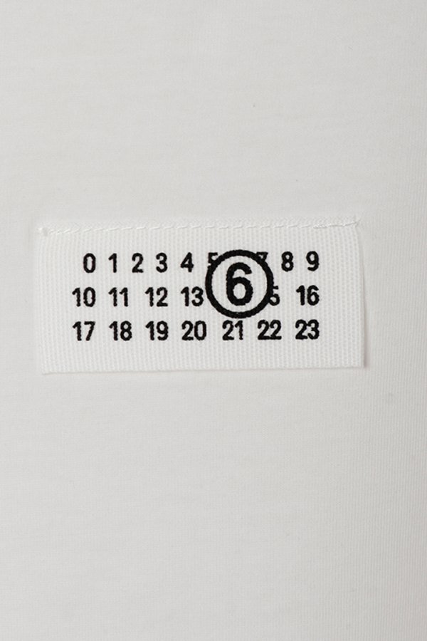 画像8: MM6 Maison Margiela エムエムシックス ニューメリック コットン Tシャツ{SH0GC0032M20170-101-BFS} (8)