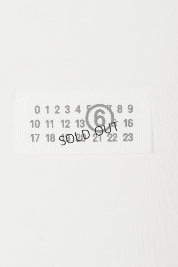 画像8: {SOLD}MM6 Maison Margiela エムエムシックス メゾンマルジェラ ニューメリック コットン Tシャツ{SH0GC0032M20170-101-BFS} (8)