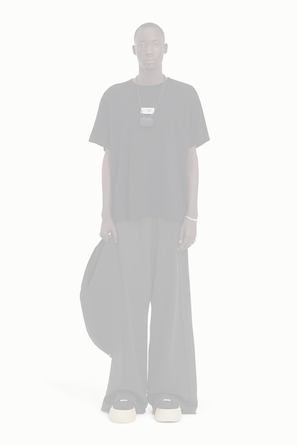 画像2:  {SOLD} MM6 Maison Margiela エムエムシックス メゾンマルジェラ ニューメリック コットン Tシャツ{SH0GC0032M20170-900-BFS} (2)
