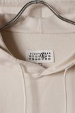 画像2: MM6 Maison Margiela エムエムシックス メゾンマルジェラ アンブラッシュドコットン フーディ{SH0GU0048M25025103-BFA} (2)