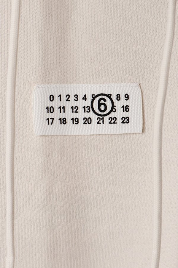 画像3: MM6 Maison Margiela エムエムシックス メゾンマルジェラ アンブラッシュドコットン フーディ{SH0GU0048M25025103-BFA} (3)