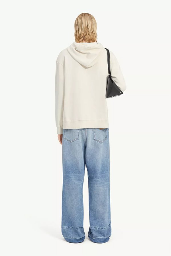画像8: MM6 Maison Margiela エムエムシックス メゾンマルジェラ アンブラッシュドコットン フーディ{SH0GU0048M25025103-BFA} (8)