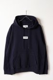 画像1: MM6 Maison Margiela エムエムシックス メゾンマルジェラ アンブラッシュドコットン フーディ{SH0GU0048M25025524-BFA} (1)