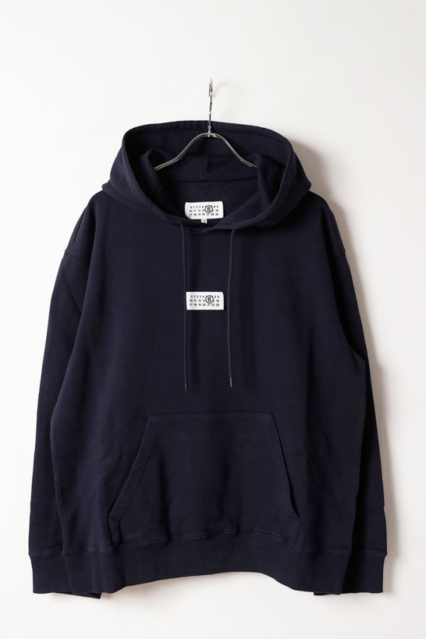 画像1: MM6 Maison Margiela エムエムシックス メゾンマルジェラ アンブラッシュドコットン フーディ{SH0GU0048M25025524-BFA} (1)