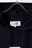 画像2: MM6 Maison Margiela エムエムシックス メゾンマルジェラ アンブラッシュドコットン フーディ{SH0GU0048M25025524-BFA} (2)